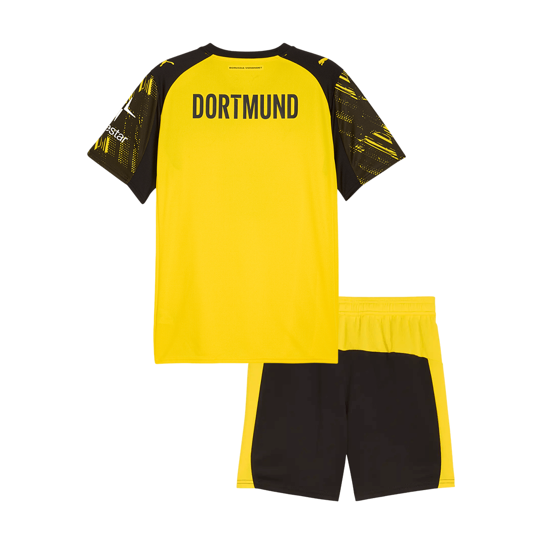 Kids Borussia Dortmund 2025/26 Home Soccer Kit