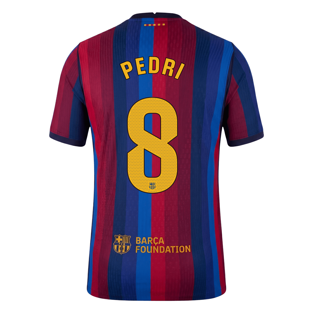 Barcelona 2026/27 Home Soccer Jersey - PEDRI #8 (Player Edition)