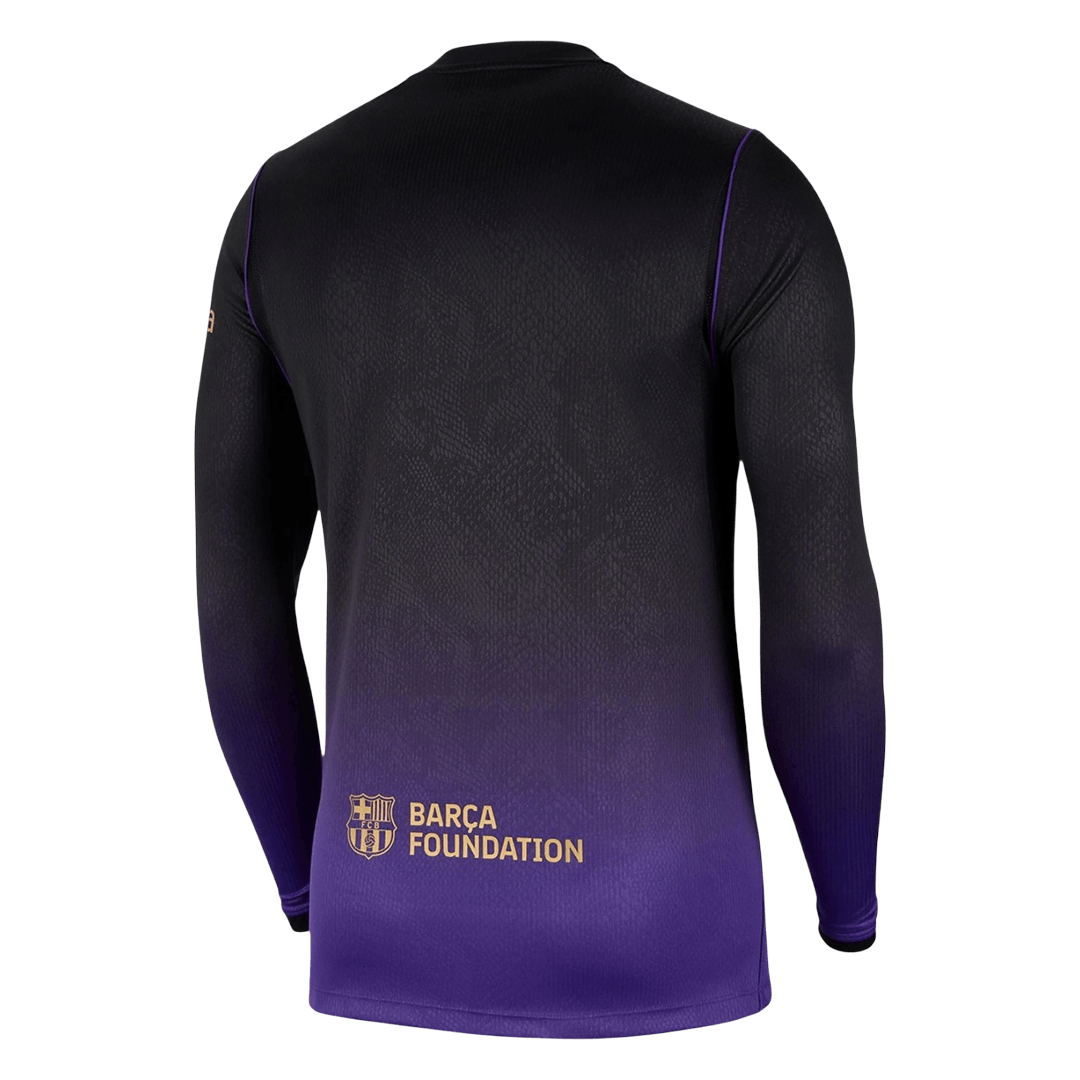 Barcelona 2026/27 Long Sleeve Away Soccer Jersey