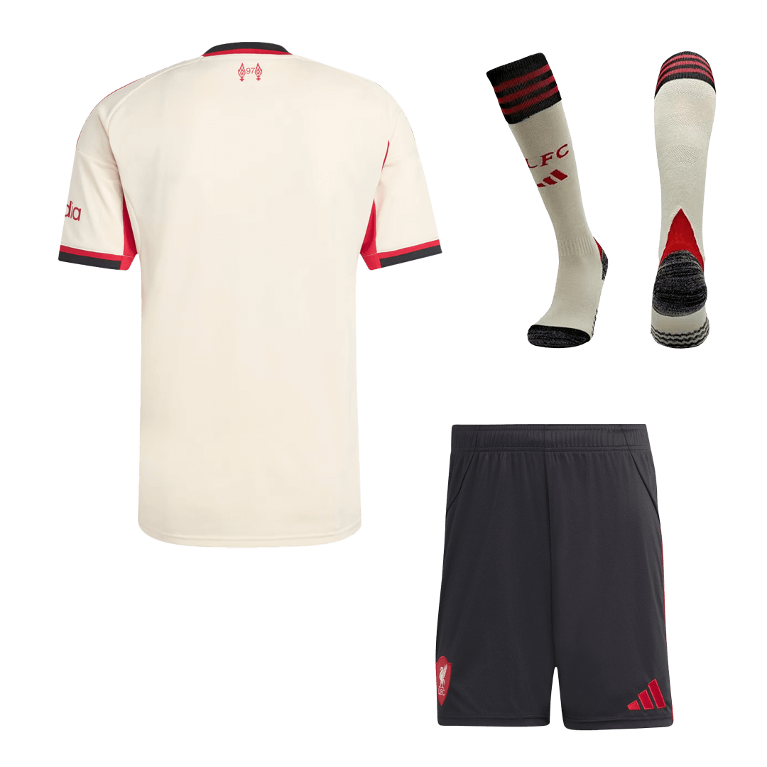 Liverpool 2025/26 Away Soccer Full Kit