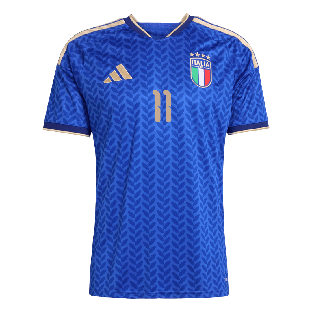 Italy World Cup 2026 Home Soccer Jersey - RASPADORI #11