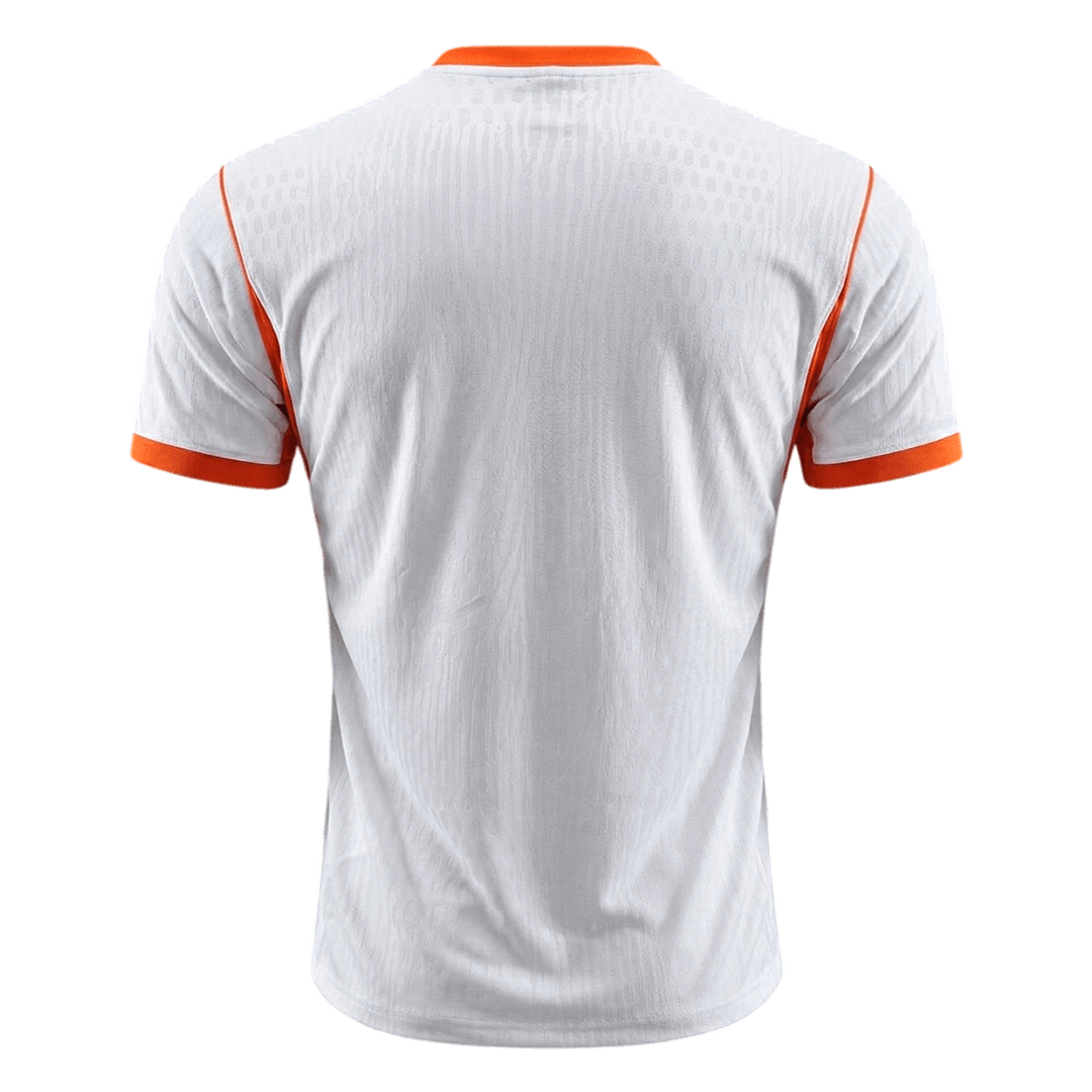 Men's Netherlands World Cup 2026 Player Version Away Soccer Jersey - Slim Fit