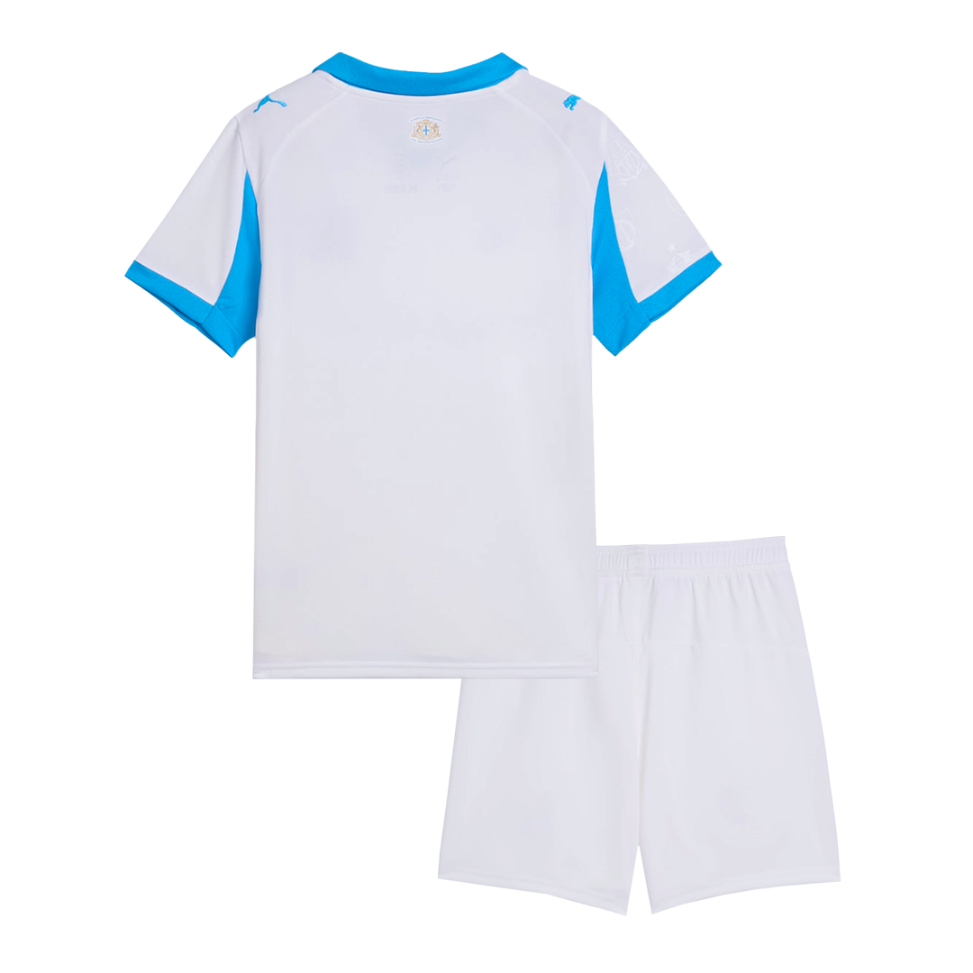 Kids Marseille 2025/26 Home Soccer Kit