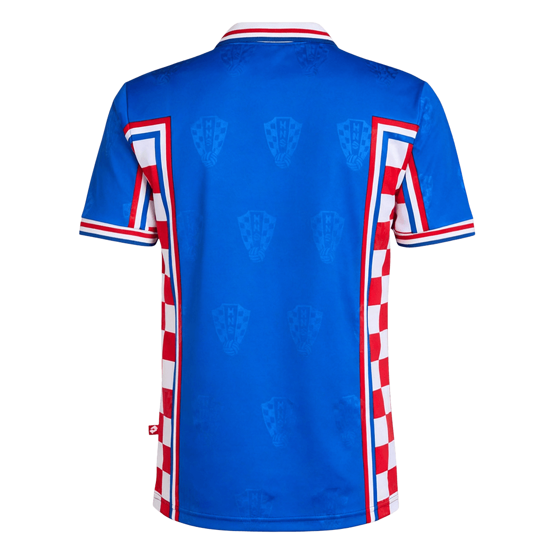 Croatia 1998 Retro Away Soccer Jersey