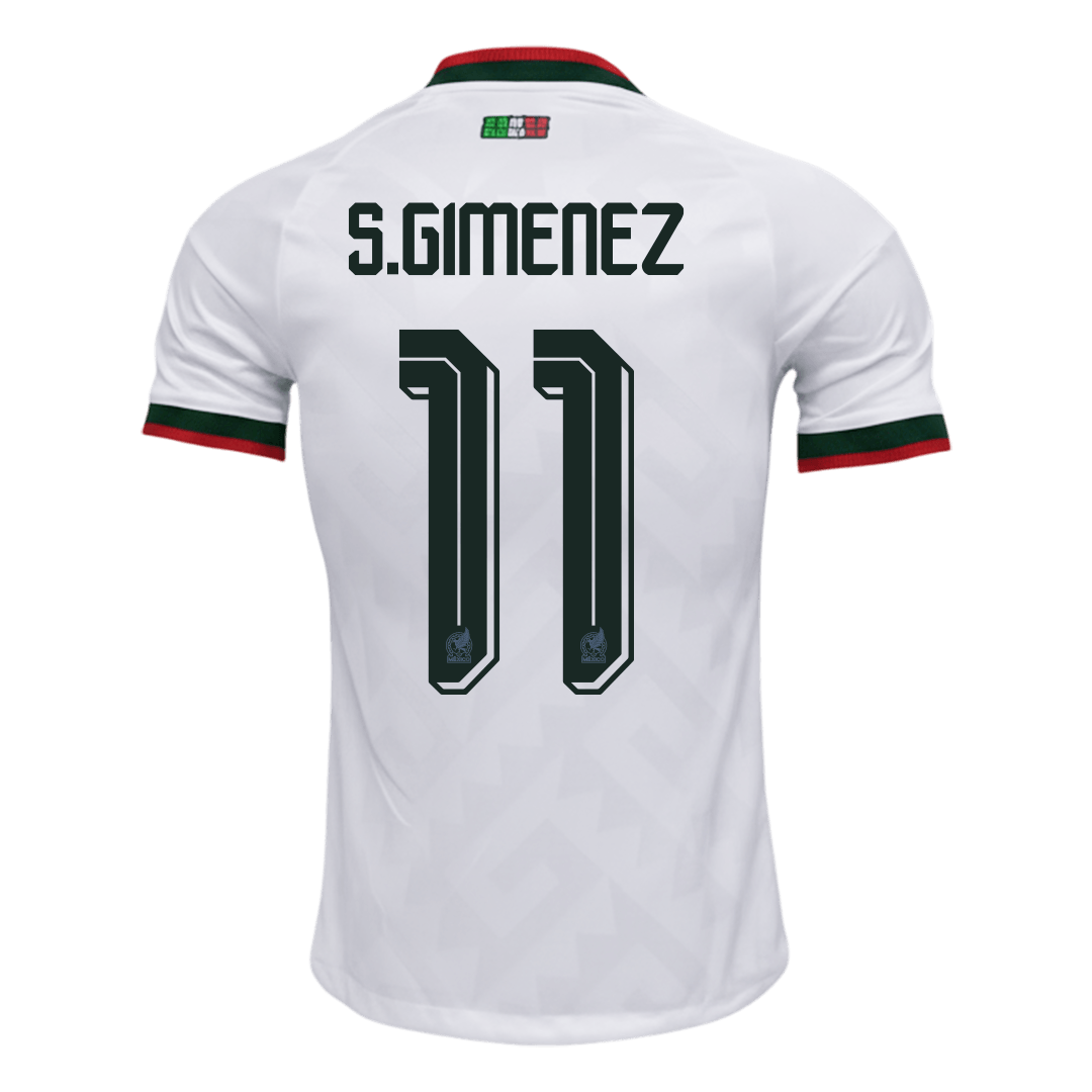 Mexico World Cup 2026 Away Soccer Jersey - S.GIMENEZ #11 (Player Edition)
