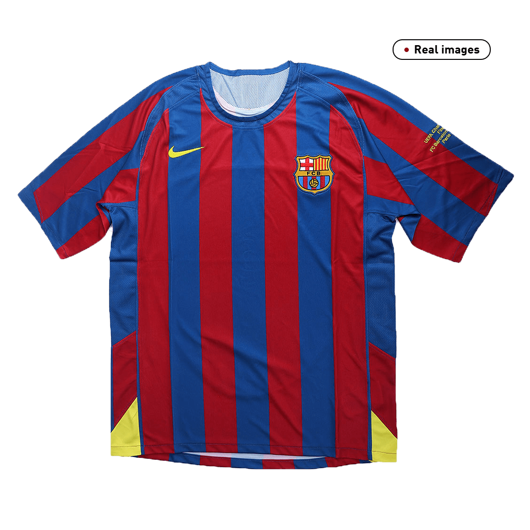 Barcelona 2005/06 Retro Home Soccer Jersey – UCL