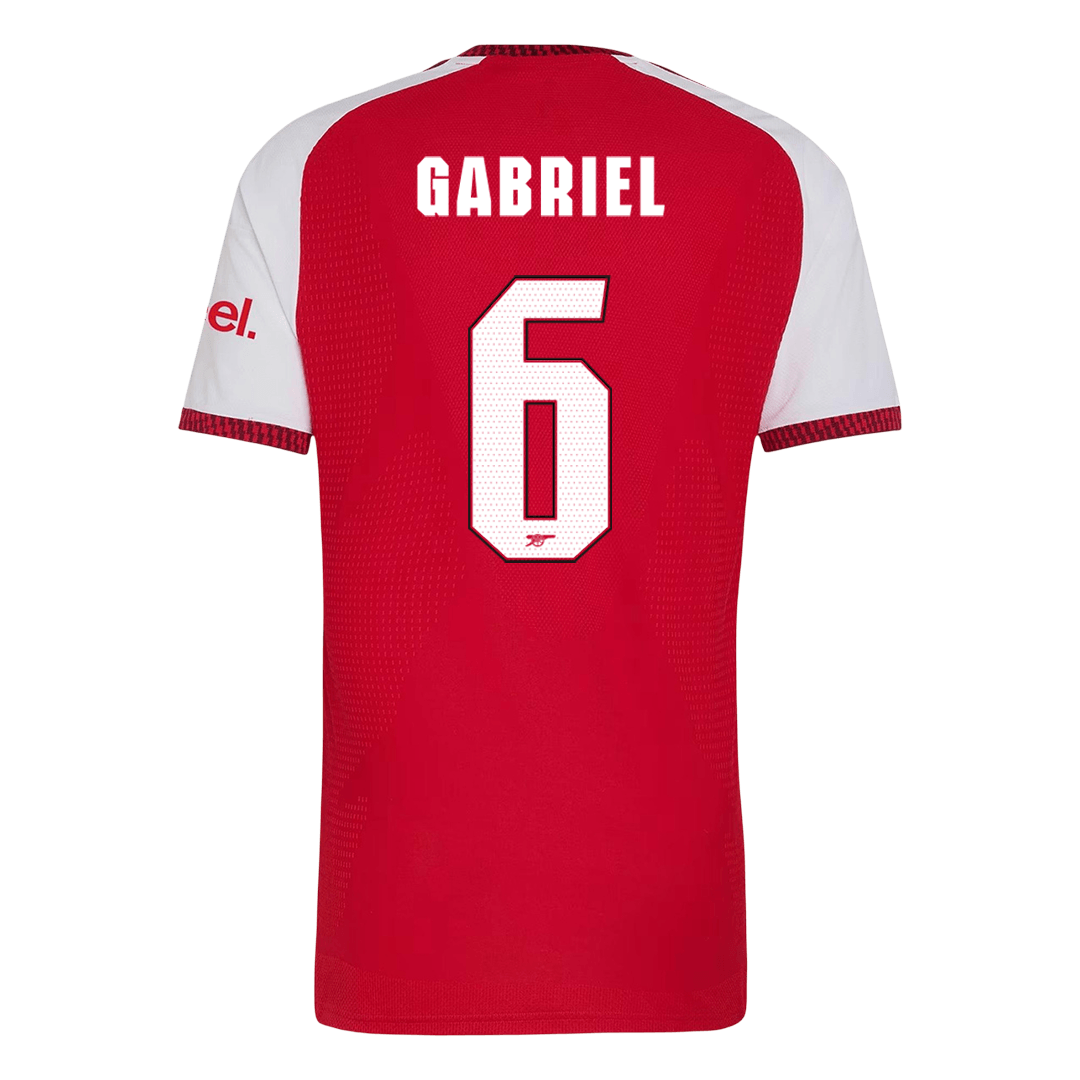 Arsenal 2026/27 Home Soccer Jersey - GABRIEL #6 – UCL (Player Edition)