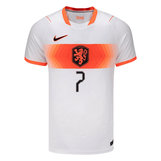 XAVI #7 Men's Netherlands World Cup 2026 Away Soccer Jersey