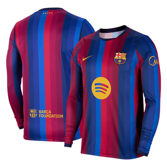 Barcelona 2026/27 Long Sleeve Home Soccer Jersey