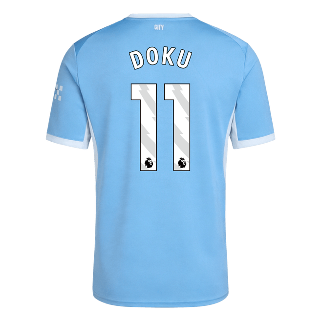 Manchester City 2026/27 Home Soccer Jersey - DOKU #11