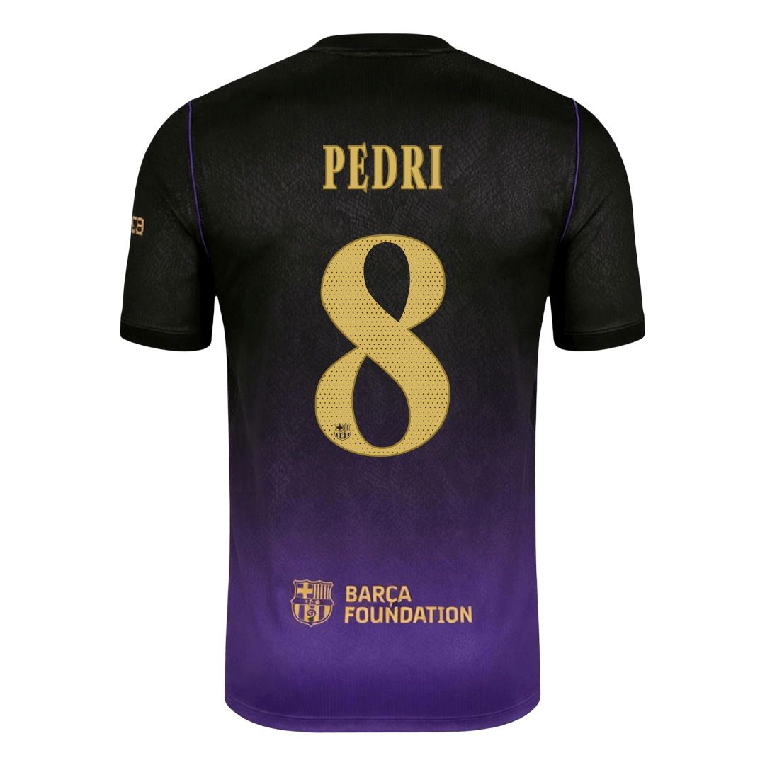 Barcelona 2026/27 Away Soccer Jersey - PEDRI #8 – UCL
