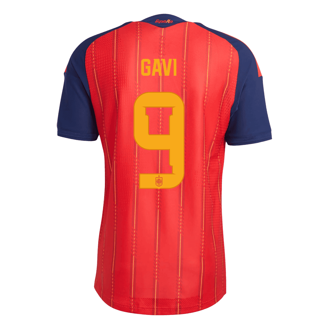 Spain World Cup 2026 Home Soccer Jersey - GAVI #9 - Champion Edition (Player Edition)