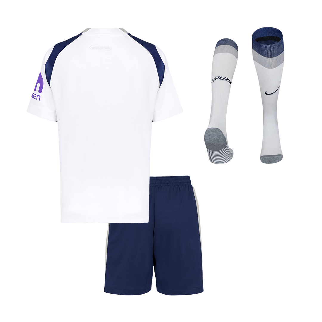 Kids Tottenham Hotspur 2025/26 Home Soccer Full Kit