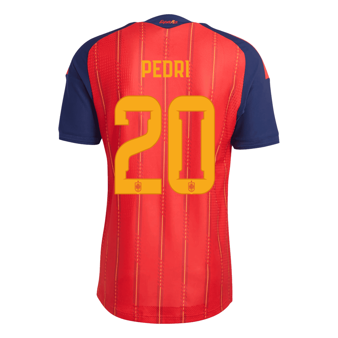 Spain World Cup 2026 Home Soccer Jersey - PEDRI #20 - Champion Edition (Player Edition)