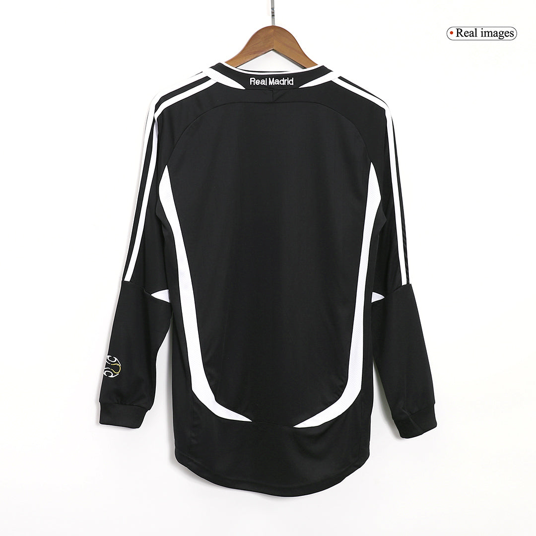 Real Madrid 2006/07 Retro Long Sleeve Away Soccer Jersey