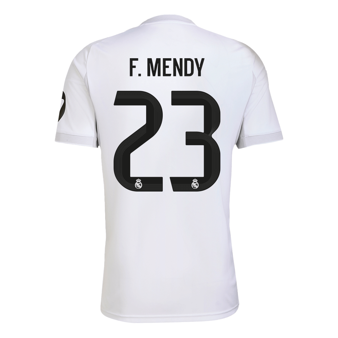 Real Madrid 2025/26 Home Soccer Jersey - F.MENDY #23