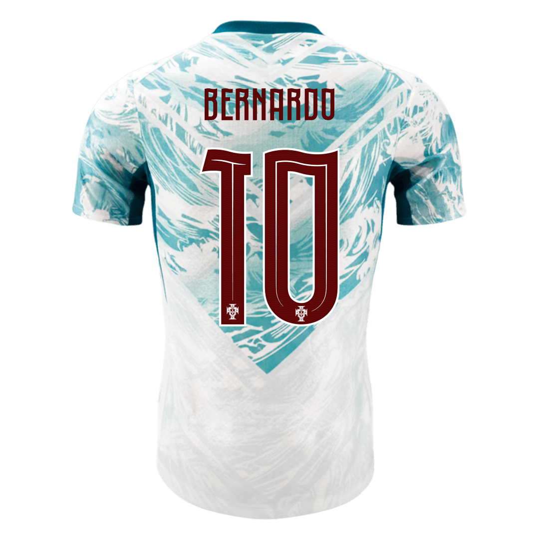 Portugal World Cup 2026 Away Soccer Jersey - BERNARDO #10 (Player Edition)
