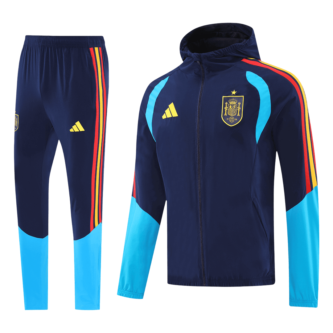 Spain 2026 Tracksuit Blue&Black