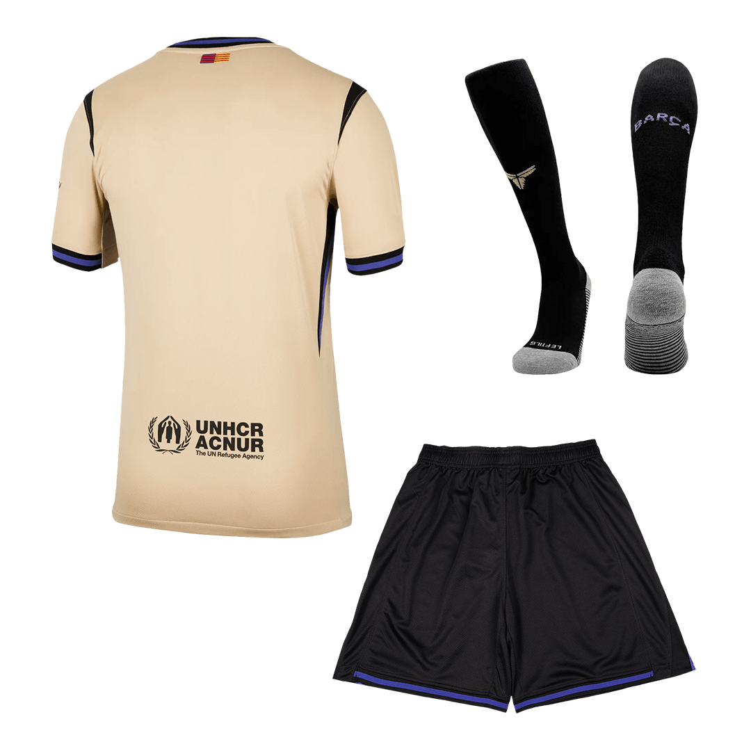 Barcelona 2025/26 Away Soccer Full Kit