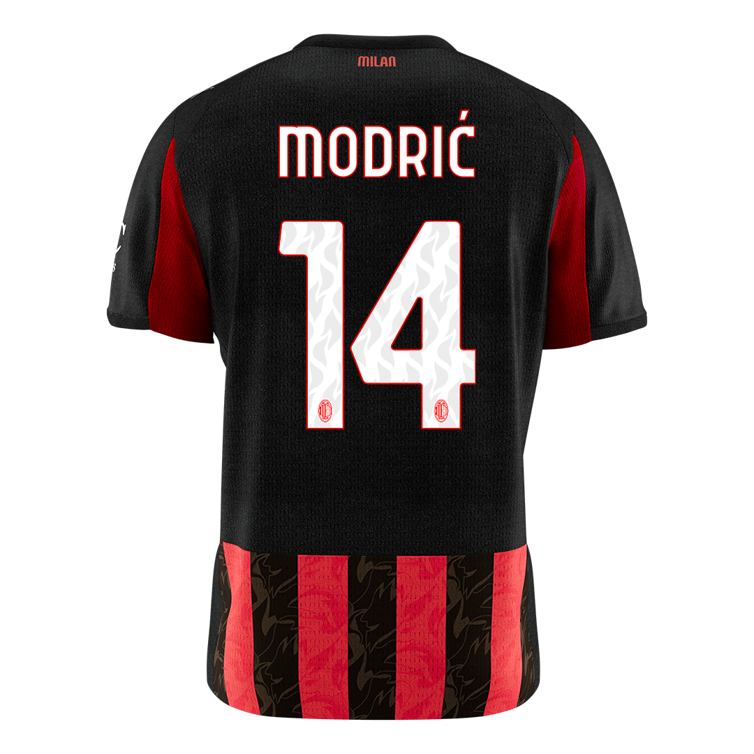 AC Milan 2025/26 Home Soccer Jersey - MODRIĆ #14