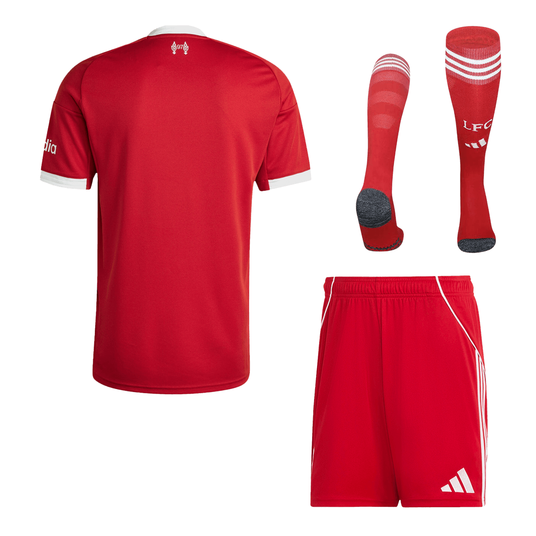 Liverpool 2025/26 Home Soccer Full Kit