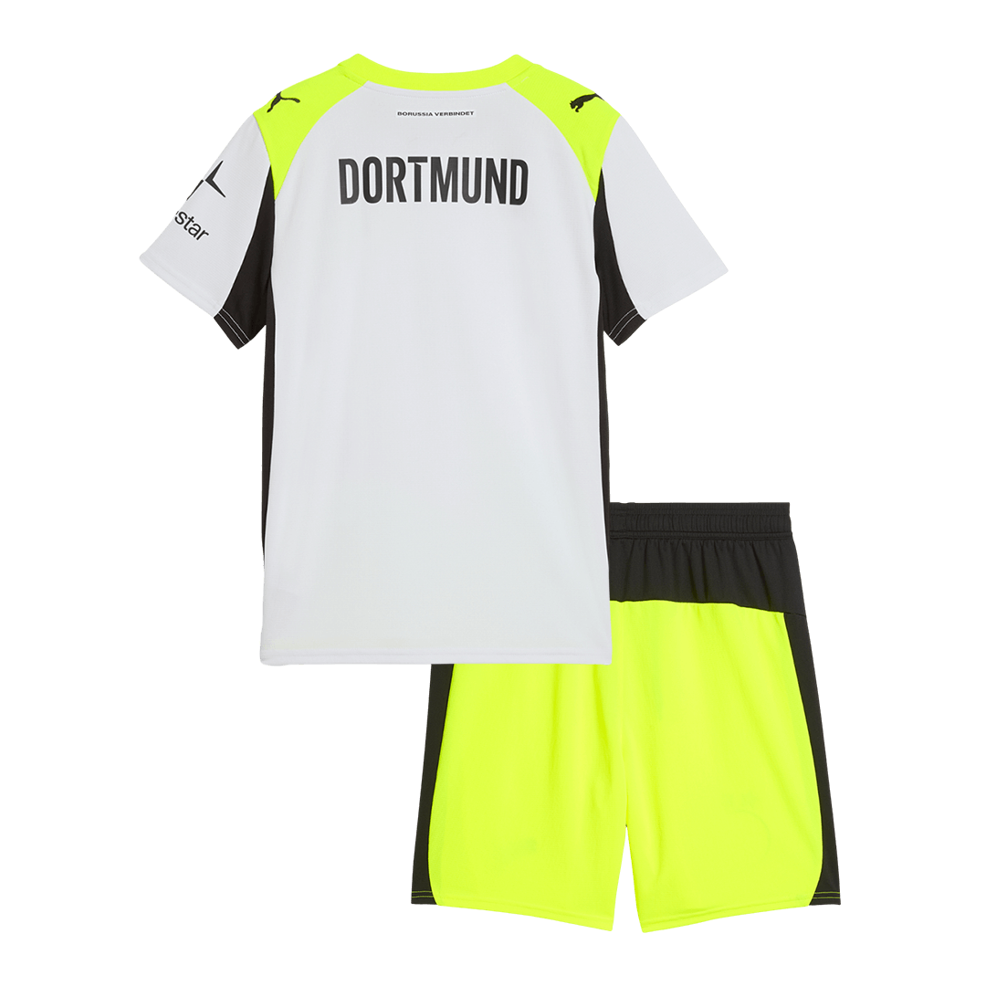 Kids Borussia Dortmund 2025/26 Away Soccer Kit