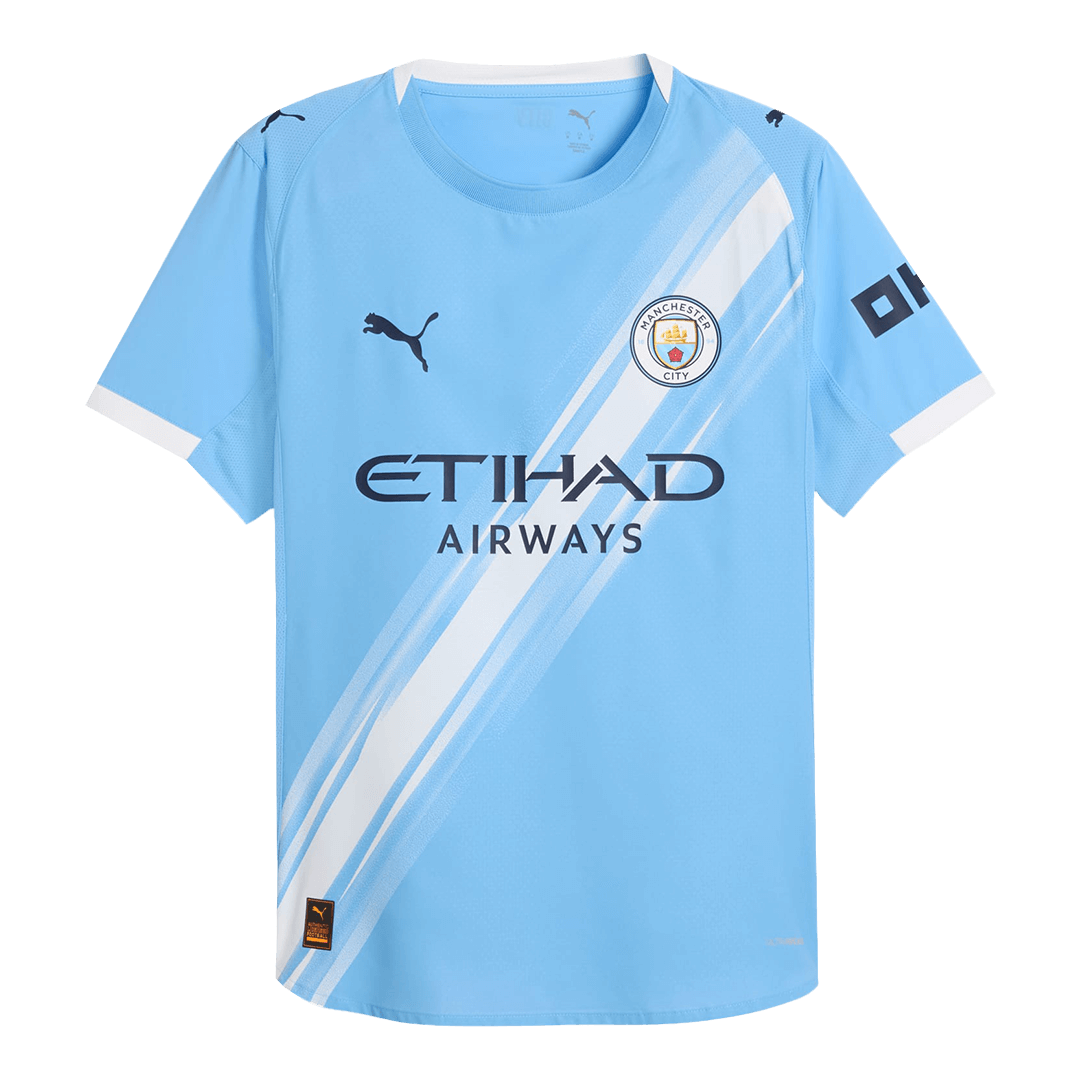 Manchester City 2025/26 Home Soccer Jersey - REIJNDERS #4 (Player Edition)