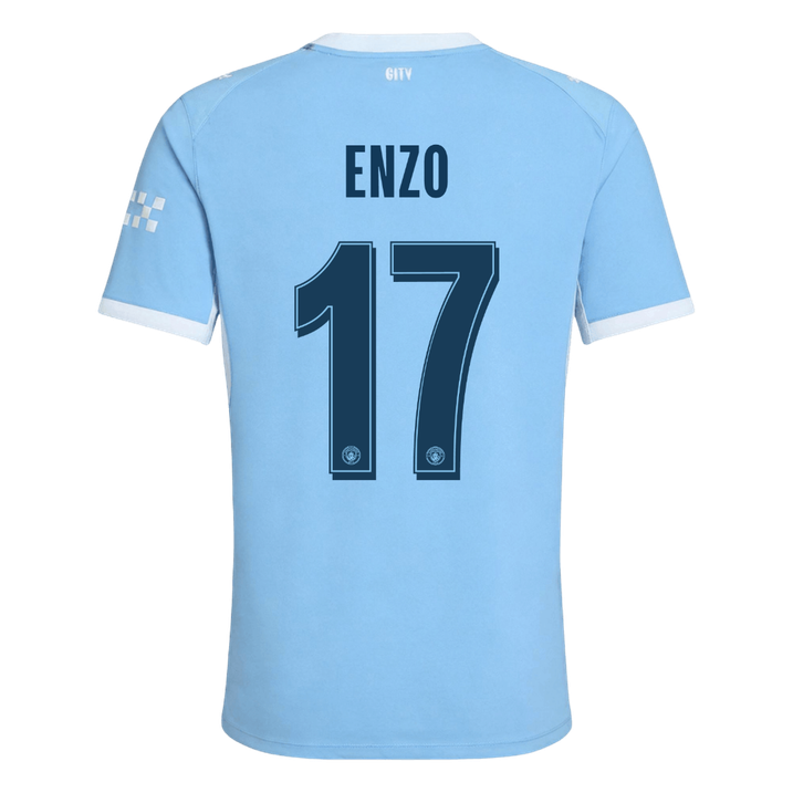 Manchester City 2026/27 Home Soccer Jersey - ENZO #17 – UCL (Player Edition)