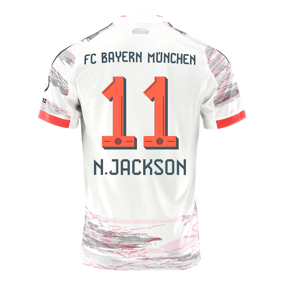 Bayern Munich 2025/26 Away Soccer Jersey - N.JACKSON #11