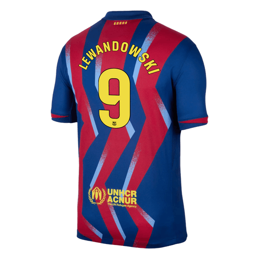 Barcelona 2025/26 Fourth Away Soccer Jersey - LEWANDOWSKI #9
