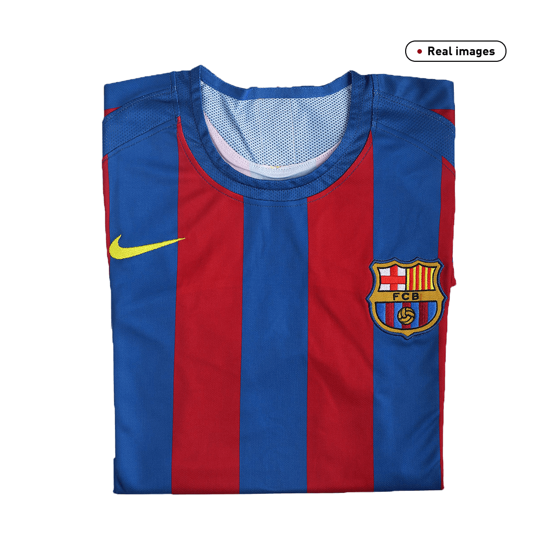 Barcelona 2005/06 Retro Home Soccer Jersey - MESSI #30 – UCL Final