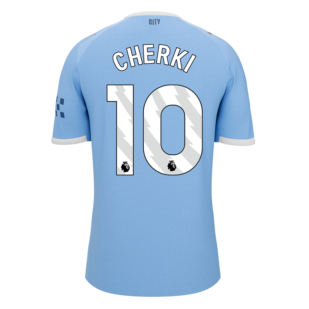 Manchester City 2025/26 Home Soccer Jersey - CHERKI #10