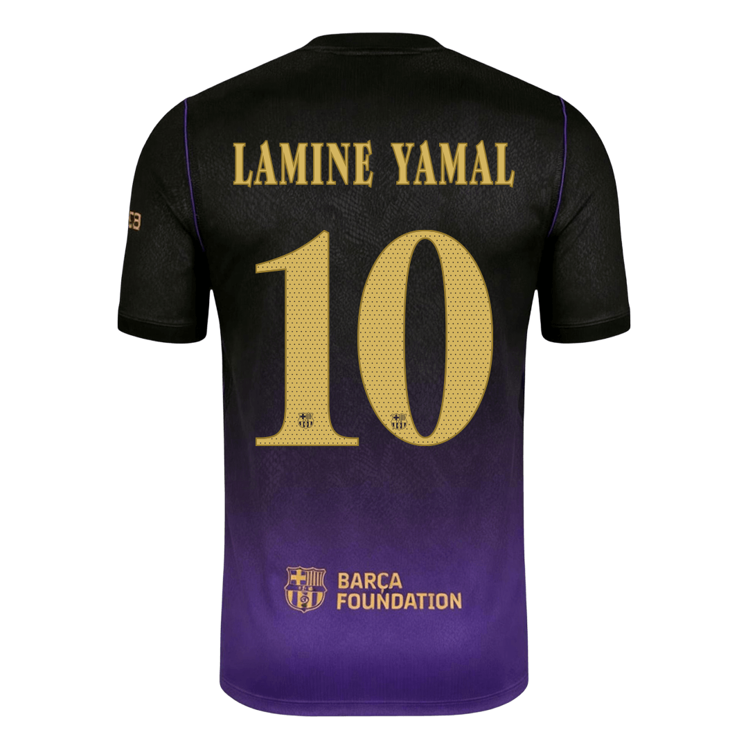 Barcelona 2026/27 Away Soccer Jersey - LAMINE YAMAL #10 – UCL