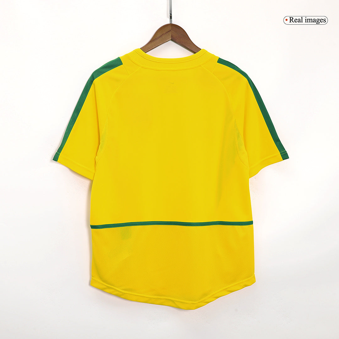 Brazil 2002/03 Retro Home Soccer Jersey