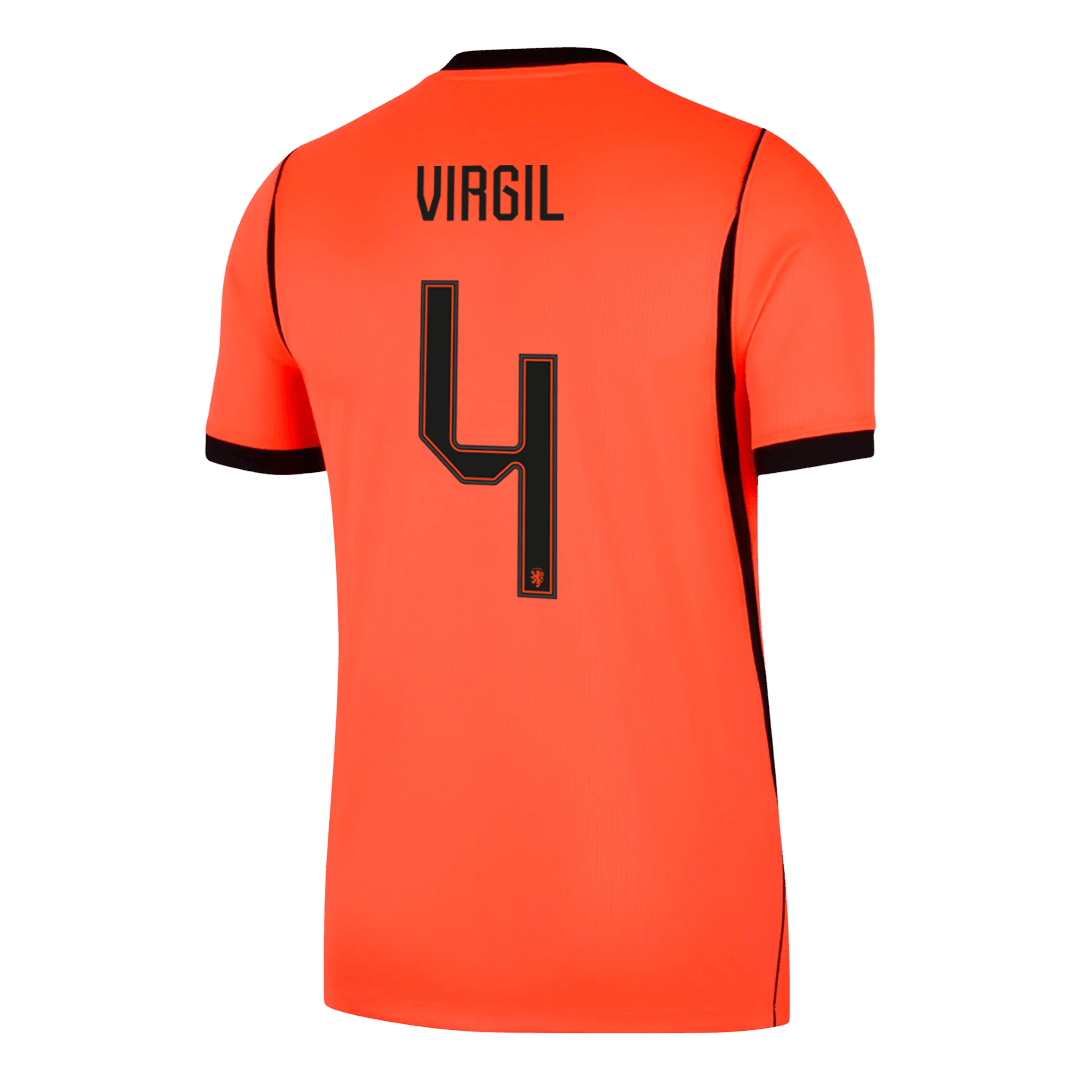 Netherlands World Cup 2026 Home Soccer Jersey - VIRGIL #4