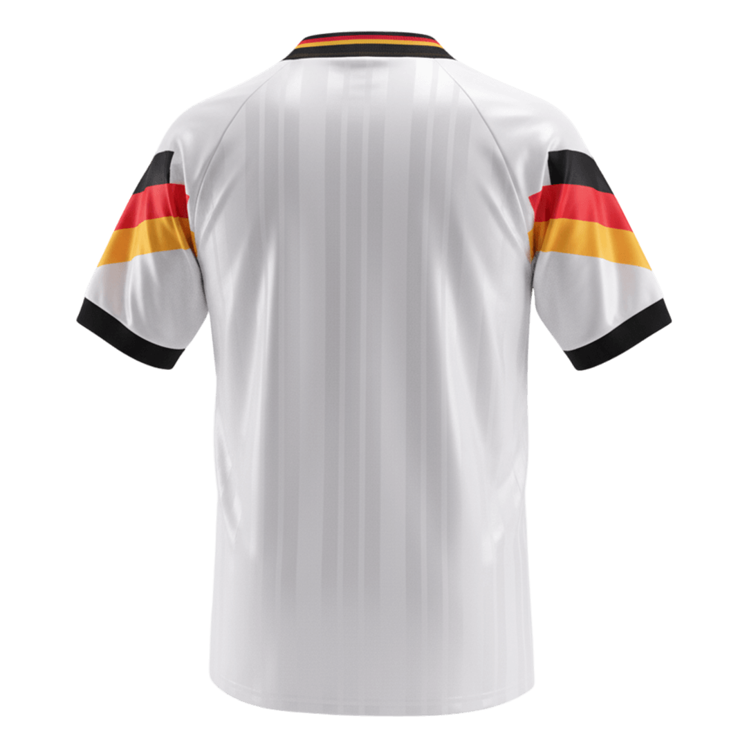 Germany 1992 Retro Home Soccer Jersey