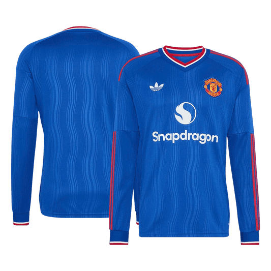 Manchester United 2026/27 Long Sleeve Away Soccer Jersey