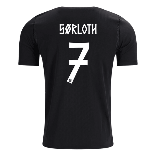 SØRLOTH #7 Men's Norway World Cup 2026 Away Soccer Jersey