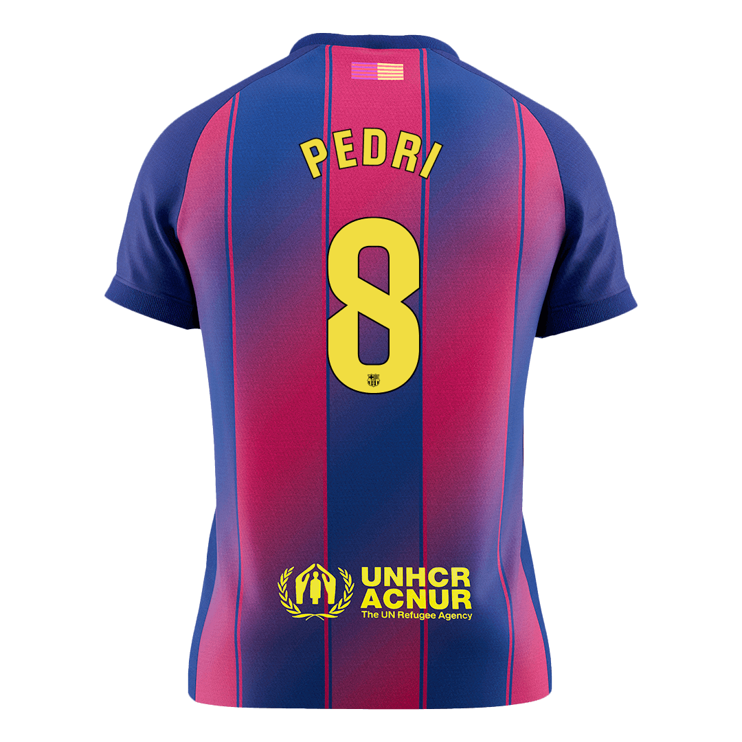 Barcelona 2025/26 Home Soccer Jersey - PEDRI #8