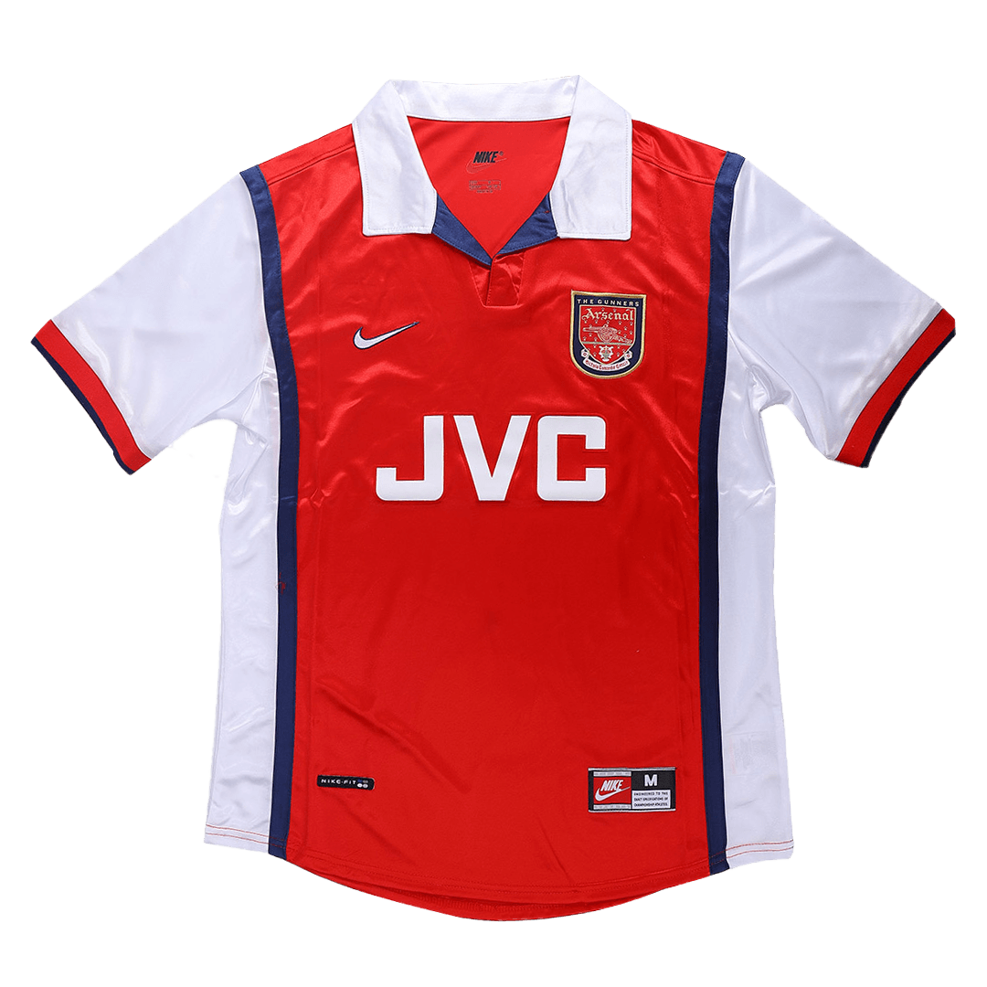 Arsenal 1998/99 Retro Home Soccer Jersey