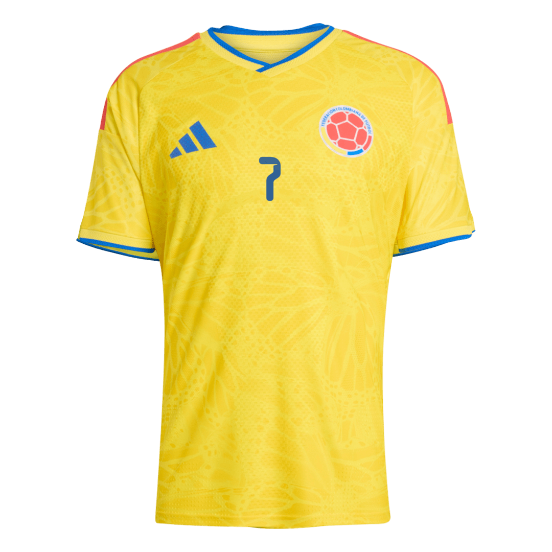 Colombia World Cup 2026 Home Soccer Jersey - LUIS DíAZ #7 (Player Edition)