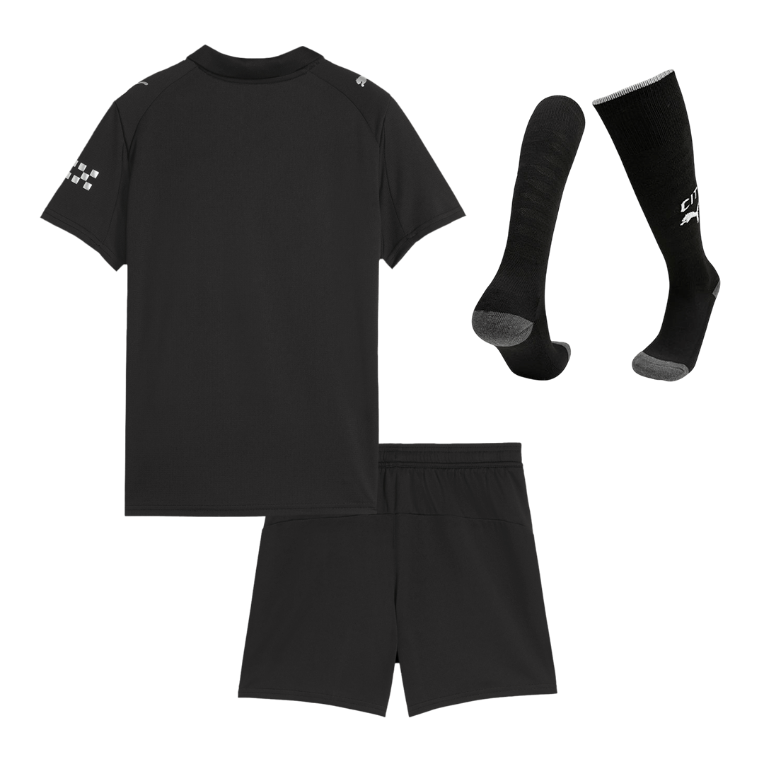 Kids Manchester City 2025/26 Away Soccer Full Kit