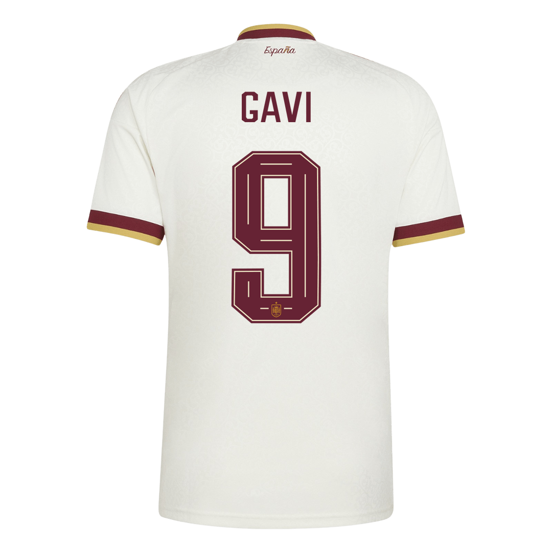 Spain World Cup 2026 Away Soccer Jersey - GAVI #9