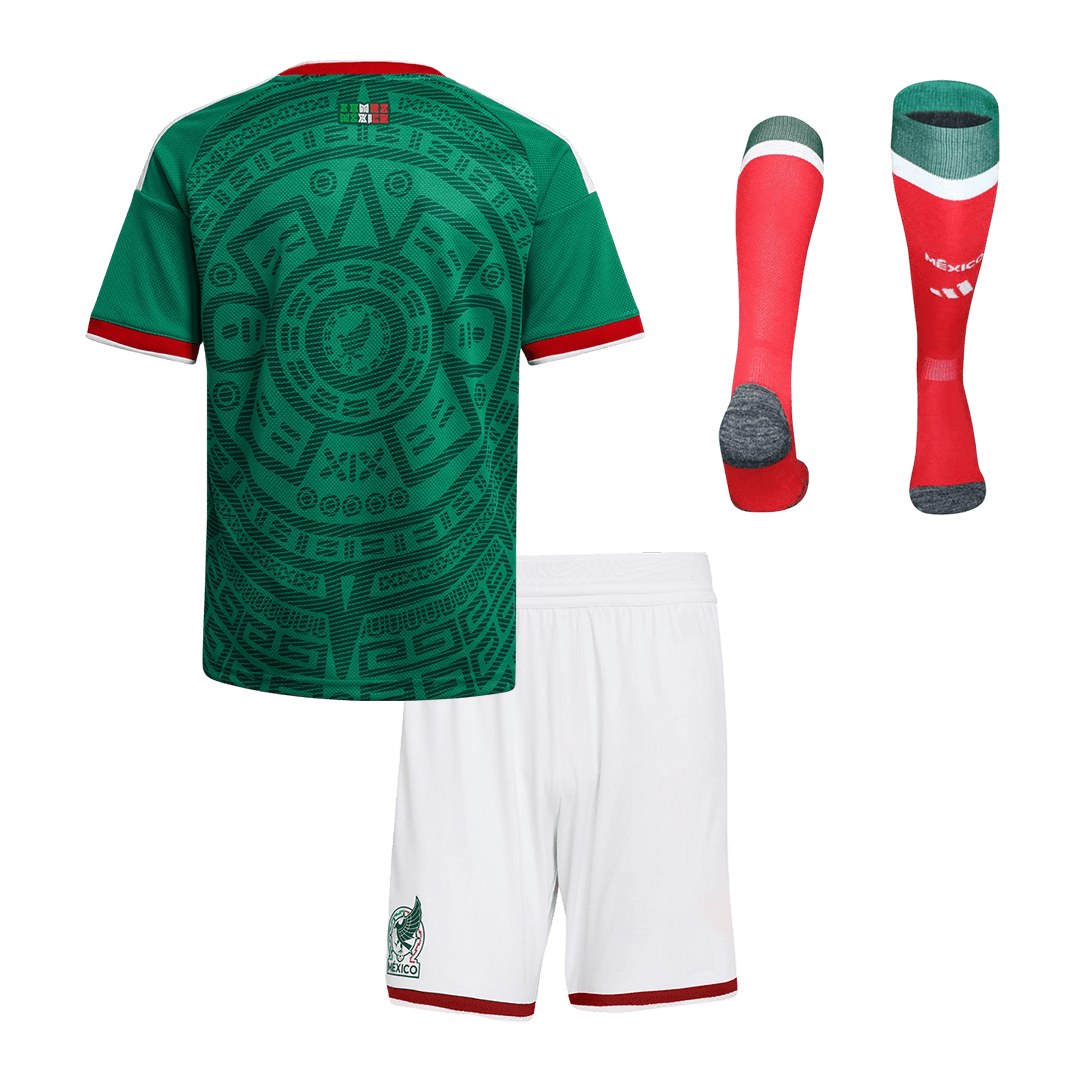 Kids Mexico 2026 Home Soccer Full Kit