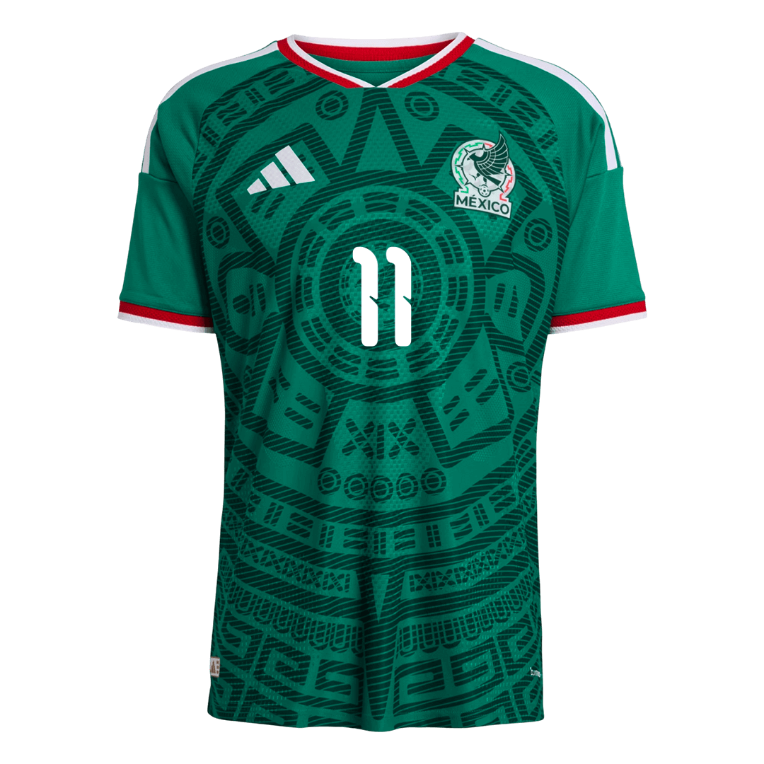 Mexico World Cup 2026 Home Soccer Jersey - S.GIMENEZ #11 (Player Edition)