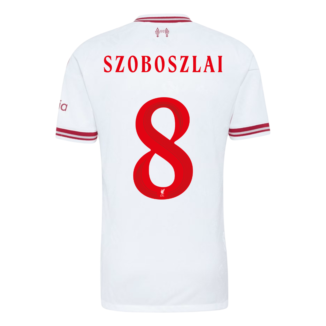 Liverpool 2026/27 Away Soccer Jersey - SZOBOSZLAI #8 – UCL (Player Edition)