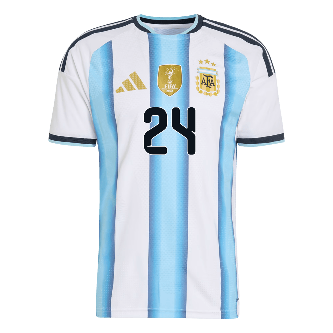Argentina World Cup 2026 Home Soccer Jersey - E. FERNANDEZ #24 (Player Edition)