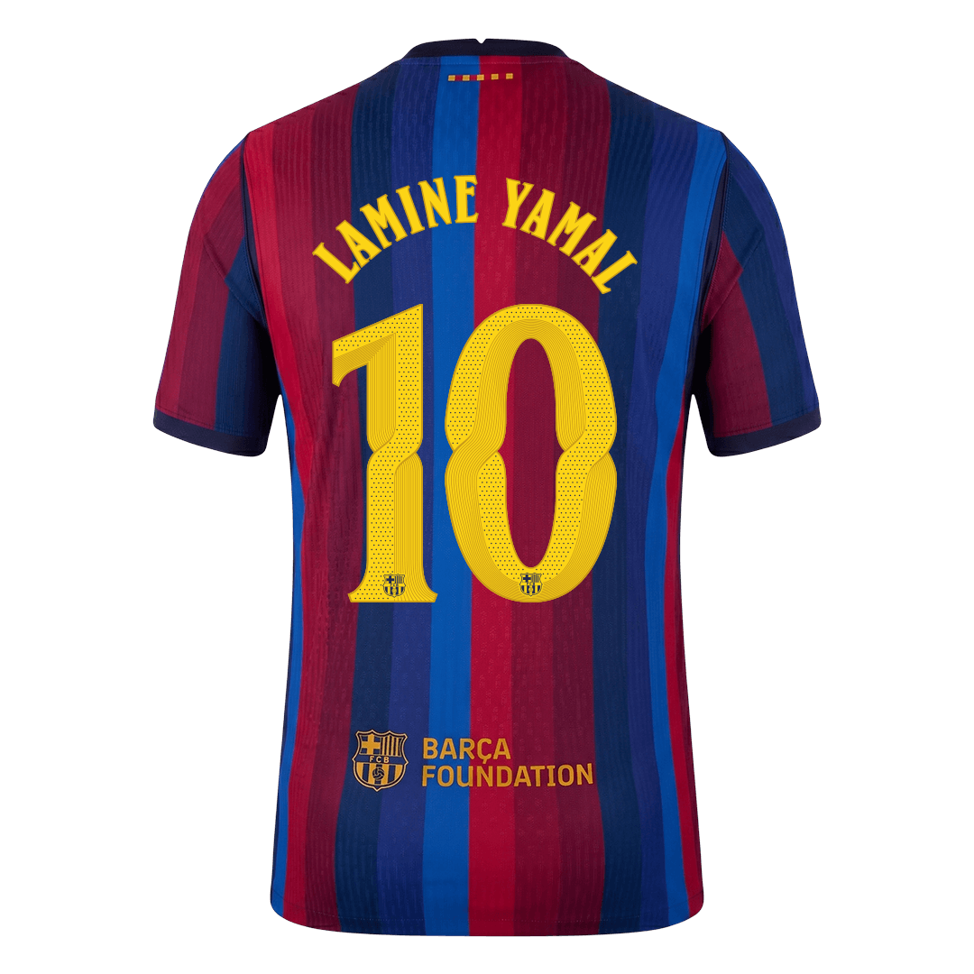Barcelona 2026/27 Home Soccer Jersey - LAMINE YAMAL #10 – UCL (Player Edition)