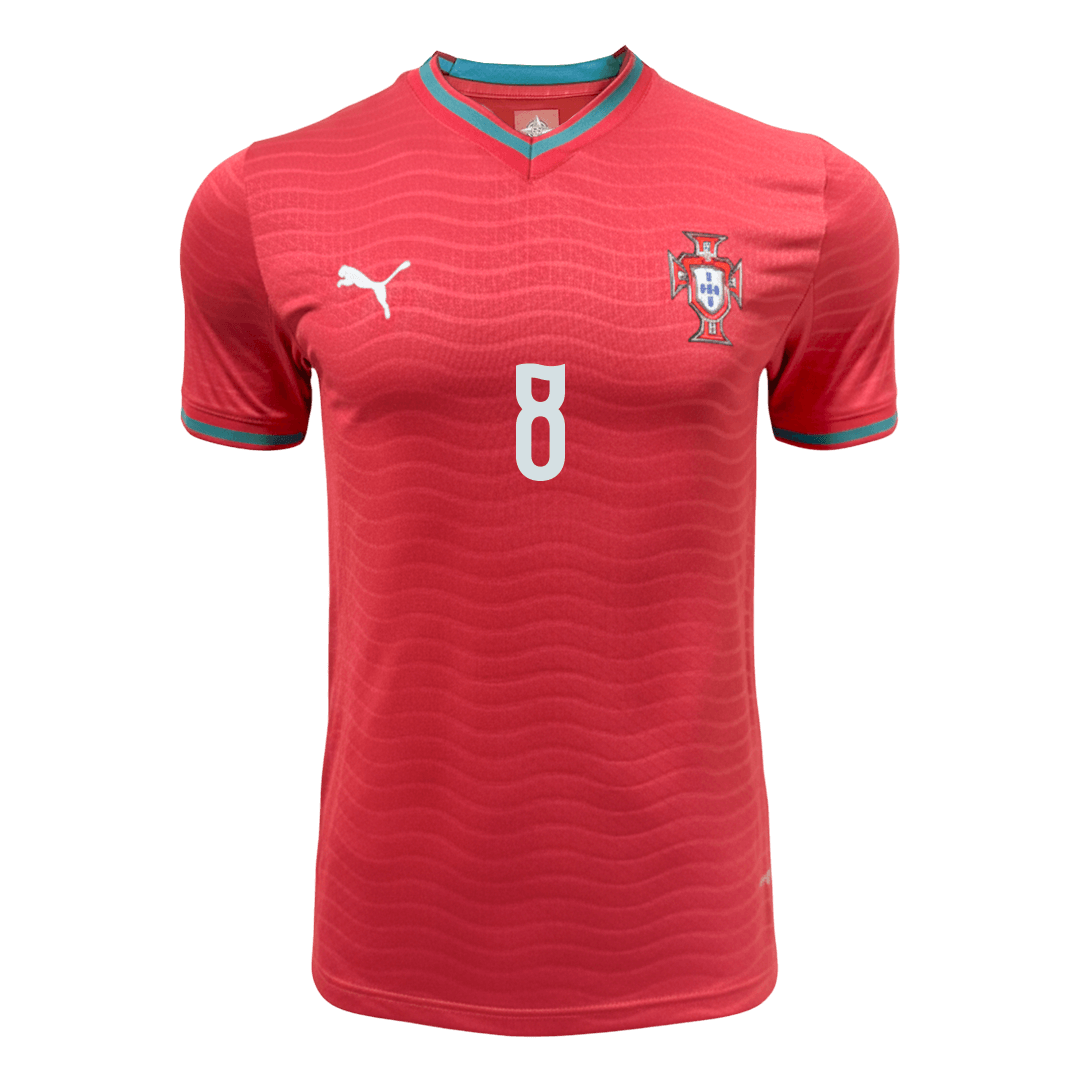 Portugal World Cup 2026 Home Soccer Jersey - B.FERNANDES #8 (Player Edition)