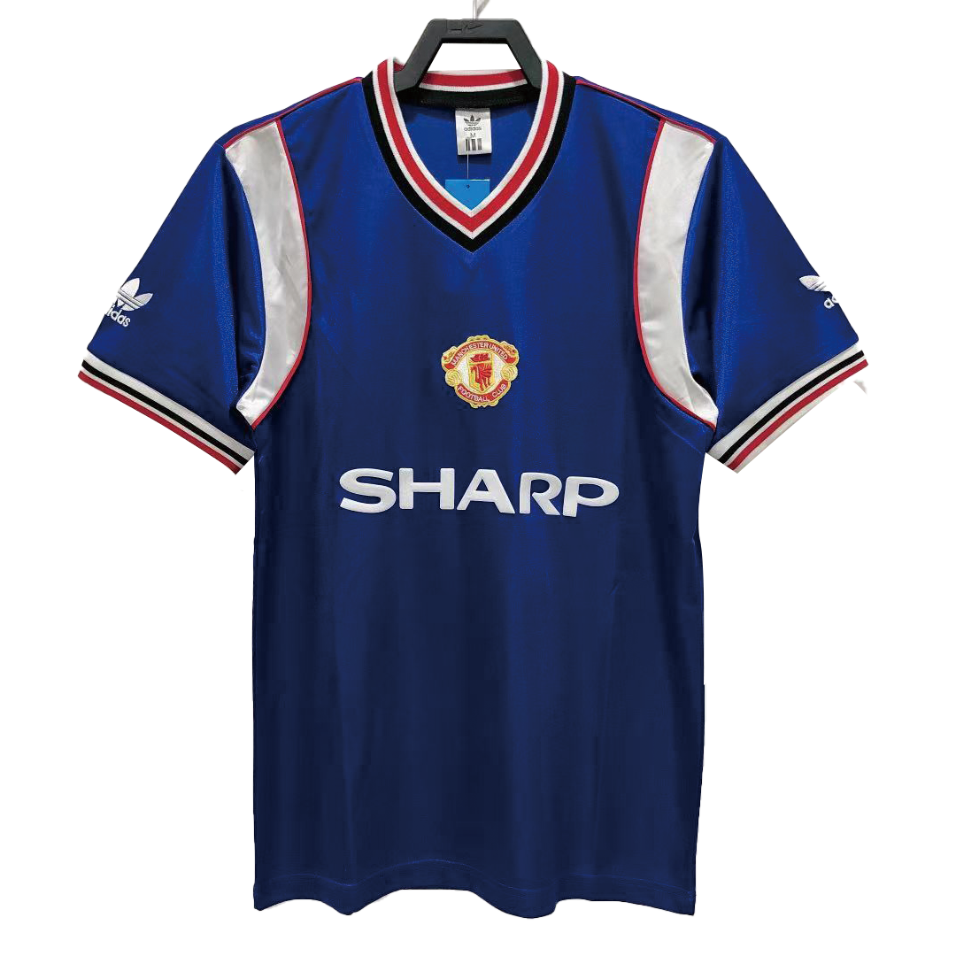 Manchester United 1985 Retro Third Away Soccer Jersey